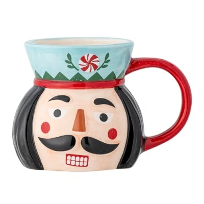Imagen de Bloomingville Feast Taza (cerámica, 13 x 9,5 cm, 365 ml), color azul