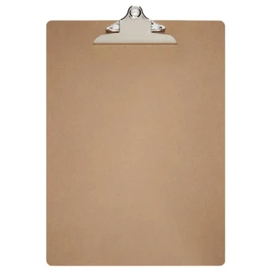 Imagen de MAUL Portapapeles A3 MAULclassic, Tablero de madera en formato DIN vertical, Clipboard para colgar, Pinzas vintage guardar papel, oficina, cocina y taller,
