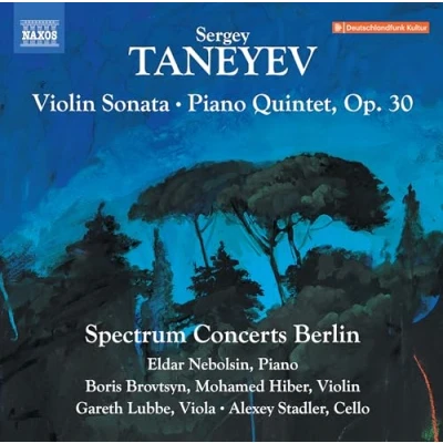 Imagen de Sergey Taneyev: Violin Sonata; Piano Quintet, Op. 30