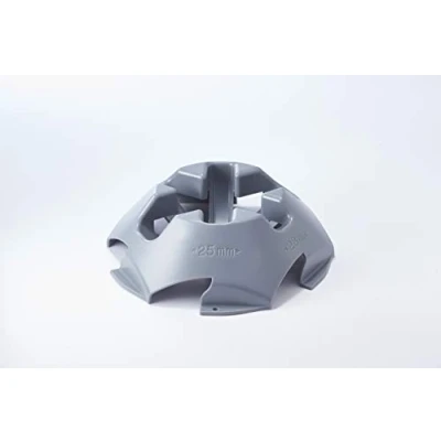 Imagen de Mottez Soporte para Patinete de pie Adulto, Unisex, Ancho 21 cm, Altura 6,5 Color Gris