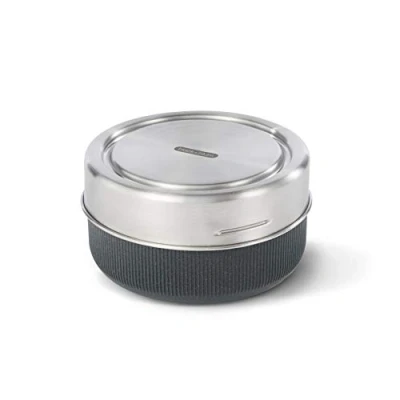 Imagen de BLACK + BLUM Bowl Fiambrera a prueba de fugas para preparación comidas, vidrio, acero inoxidable, polipropileno con fibra madera y silicona, pizarra, 750 ml
