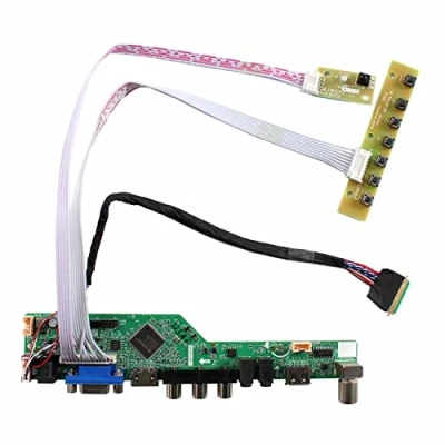 Imagen de VSDISPLAY Placa Controladora HD MI VGA USB LCD para N156B6 LP156WH3 LTN140AT02 LTN156AT17 14 &#039;&#039; 15.6 1366x768 40Pin Panel del