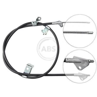 Imagen de A.B.S. K19528 Cable de Freno Mano 1602 Discos para dirección izquierda/derecha