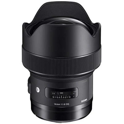 Imagen de Sigma 540956 Objetivo réflex 14 mm F1.8 DG AF HSM Art para Sigma, Negro