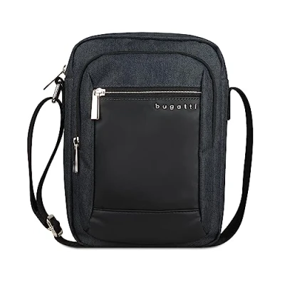 Imagen de bugatti Sera Bolso Hombre Bandolera para Tablet 10 Pulgadas con RFID Antracita