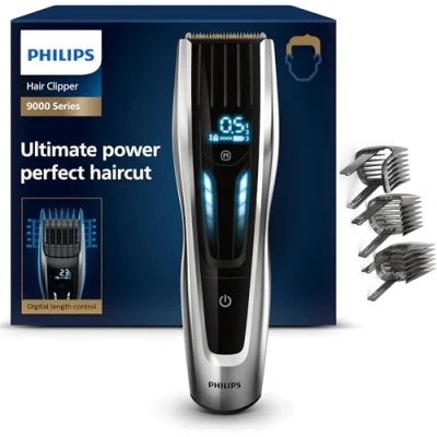 Imagen de Cortapelos Philips Hair Clipper Series 9000 con interfaz de cambio digital (modelo HC9450/20)
