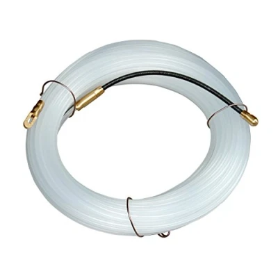 Imagen de Electraline 61050 Sonda De Nylon Protector Cables, 10 M, 3 Mm Diámetro, White, Color Blanco