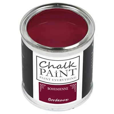 Imagen de Chalk Paint Everything® Pintura tiza Bordeaux vuelva a dar color fácilmente todo tipo de material sin lijar (250 ml)