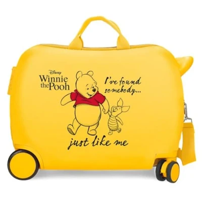 Imagen de Disney Winnie The Pooh Maleta Infantil Amarilla 50x39x20 cms Rígida ABS Cierre de combinación lateral 34L 1,8 kgs 4 Ruedas Equipaje Mano