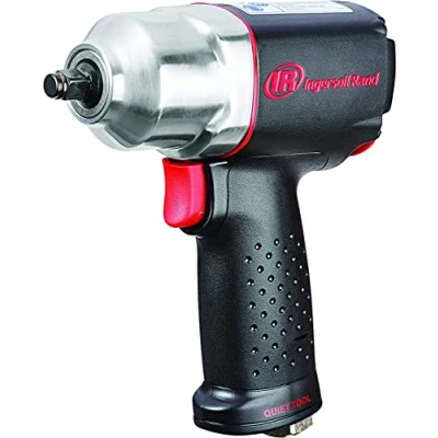 Imagen de Ingersoll Rand Llave de impacto 2115QXPA, 3/8&quot;, con tecnología silenciosa, par torsión 542 Nm, alta velocidad 15000 rpm, ligera revestimiento resistente a productos químicos