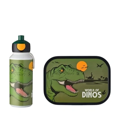 Imagen de Mepal Lunchset (School Cup &amp; Lunchbox) Campus Pop Up Dino