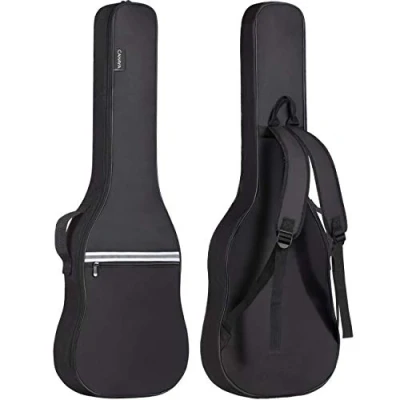 Imagen de CAHAYA Bolsa Guitarra Electrica Acolchada 6mm Funda para Libros de Música y Accesorios con Diseño Reflectante Modelo CY0225