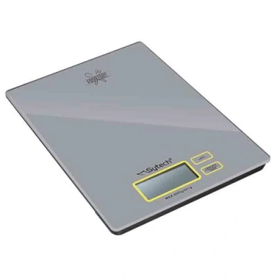 Imagen de Sytech bascula de Cocina Digital, diseño ·Slim, 5 kg, Gris