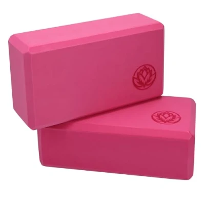 Imagen de Juego de 2 bloques yoga VonBueren 22 x 12 7,5 cm por bloque para hombre y mujer EVA pilates