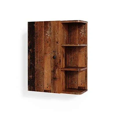 Imagen de Vicco Armario de baño Fynn, Roble rústico, 47.2 x 59.2 cm