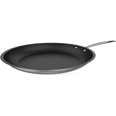 Imagen de Cecotec Sartén Polka Classy 28 Bucket Steel. Diámetro cm, Acero Inoxidable 18/10, Revestimiento Antiadherente, Mango Remachado, Apta para todo Tipo de Cocinas, Placa Inducción 206cm