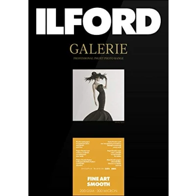 Imagen de ILFORD GALERIE FineArt Smooth 200 gsm A3 297 mm x 420 25 hojas