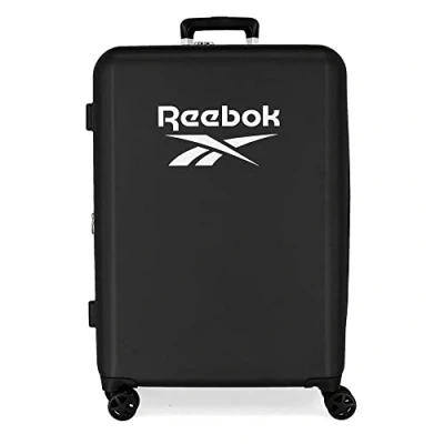Imagen de Reebok Roxbury Maleta mediana Negro 48x70x26 cms Rígida ABS Cierre TSA integrado 81L 2,5 kgs 4 Ruedas dobles