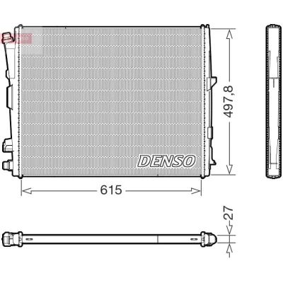Imagen de Radiador, refrigeración del motor DENSO DRM05123