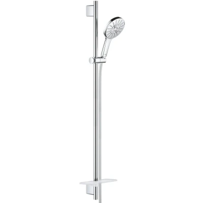 Imagen de Grohe 26578LS0 Rainshower 130 SmartActive Barra de Ducha (3 Tipos Chorro), Color Blanco, Moon White, mm / 900