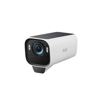 Imagen de eufy Security eufyCam S3 Pro, 4K Camara vigilancia WiFi Exterior Solar, visión MaxColor, energía inagotable 2.0, reconocimiento Facial IA, Almacenamiento Local, sin cuotas, Requiere HomeBase 3.