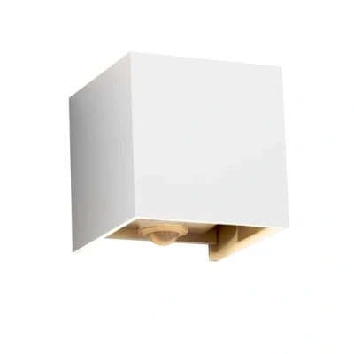 Imagen de Klighten Aplique de pared con sensor movimiento, 12W exterior/interior haz luz ajustable, 3000K Blanco cálido, Lámparas Ip65 sensor,
