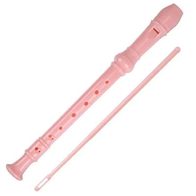 Imagen de Flautas Dulces Soprano Grabadora de Estilo Alemán Clave C 8 Agujeros Contrapunto con Varita limpieza para niños principiantes