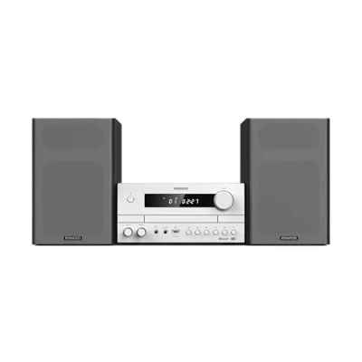 Imagen de Microcadena HiFi Kenwood M 822DAB con CD, USB, Dab+ Blueetooth Audio Streaming. Color: Blanco Mini Equipo de Musica para casa