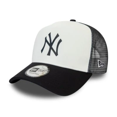 Imagen de New Era York Yankees MLB Cap Trucker Kappe Verstellbar Baseball Snapback Weiss One Size