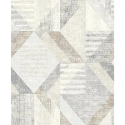 Imagen de Rasch Papel pintado 311921 no tejido con triángulos y cuadrados en Color crema diferentes tonos de gris, la colección your life 10,05 m x 0,53 (largo ancho)
