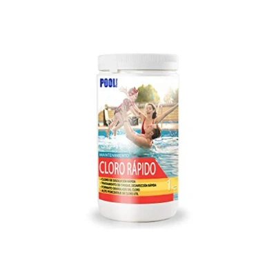 Imagen de Cloro Rápido Formato Granulado Mantenimiento de Piscina Tratamiento Choque 1 kg POOLiberica