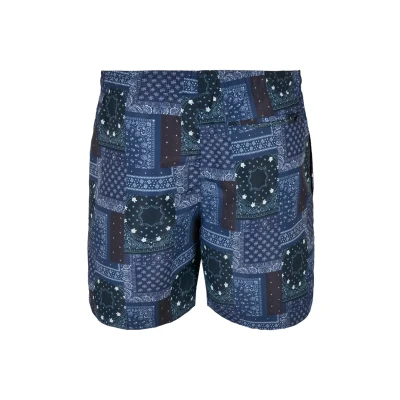 Imagen de Urban Classics Pattern Bañador, Hombre, Talla: 4XL, Navy bandana aop