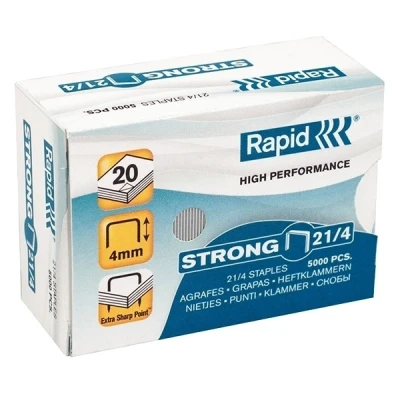 Imagen de RAPID 24867400 Caja 5000 grapas 21/4 mm Strong galvanizada