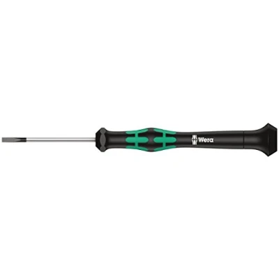 Imagen de Wera 05117994001 Destornillador Plano para Usos Electrónicos, 0.4 x 2.5 50 mm