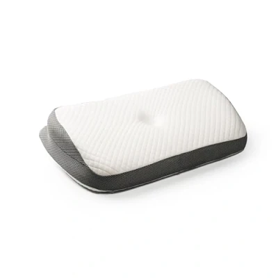 Imagen de InnovaGoods® Almohada viscoelastica, cervicales y Cuello ergonómico, 2 Niveles de Altura, Facilita la respiración Suave Natural. Cervical Alivio, Descanso, relajación Bienestar