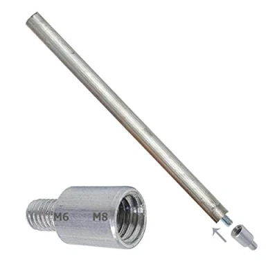 Imagen de GOLDMAN SERVICE 1 Ánodo de magnesio 22x350mm termo eléctrico + Adaptador para diferentes roscas M8 a M6. sacrificio calentador compatible con principales marcas comerciales (1)