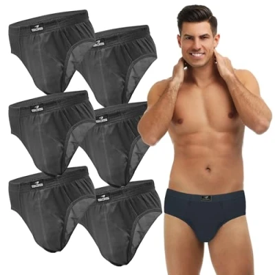 Imagen de 6 12 bragas para hombre calzoncillos hombres ropa interior, Pieza 590, 5XL