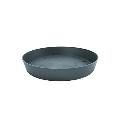 Imagen de Plastiken TES Plato Redondo, diámetro de 24 cm, Color Antracita