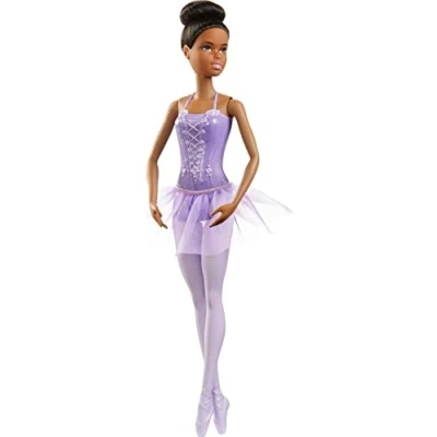 Imagen de Barbie Bailarina de Ballet Afroamericana, Muñeca para Niñas y Niños +3 Años (Mattel GJL61), Multicolor