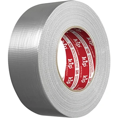 Imagen de kip Steinband 326 48 Cinta de tela impermeable polietileno para yeso y piedra, mm x 50 m, color plateado