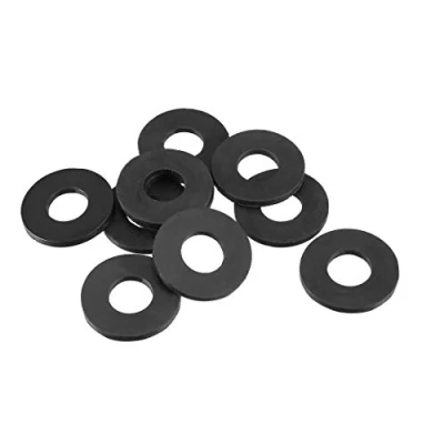 Imagen de sourcing map Goma Plana Arandelas 18mm OD 8mm ID 1,5mm Grosor para Grifo Tubería Agua Manguera, Paquete de 10