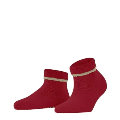 Imagen de ESPRIT Cozy W HP lana algodón puños en la suela 1 par, Calcetines para casa Mujer, Rojo (Coral Red 8006), 39 42