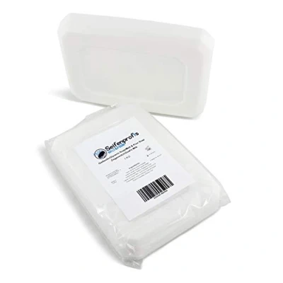 Imagen de Seifenprofis jabón de leche cabra glicerina cruda base Blanco (sin SLS) (3)
