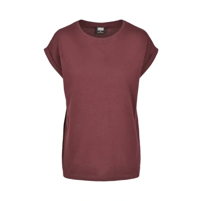 Imagen de Urban Classics Extended Shoulder Camiseta básica, Mujer, Talla: XS, Redwine