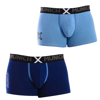 Imagen de Munich Pack 2 Bóxers de algodón elástico MU_DU0280 Hombre