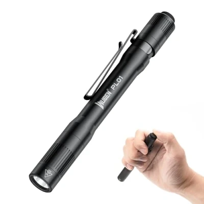 Imagen de WUBEN PL01 Linterna Led Recargable, 650 Lumen Mini EDC Portátil, Pilas AAA, Lápiz 4 Modos con Clip de Bolsillo, IP68 Impermeable, Para Inspección, Casa, Camping, Emergencia