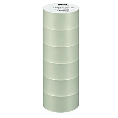 Imagen de NOPI® Universal Cinta de embalaje, transparente, 6er rollos 66m:50mm