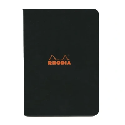 Imagen de Clairefontaine ES Rhodia staplebound Cuaderno A5, color negro