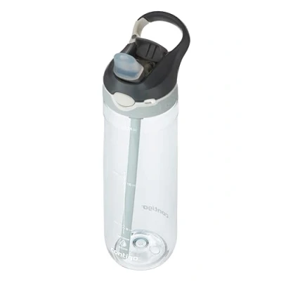 Imagen de Contigo Ashland Autospout Botella Agua con Pajita abatible, 720 ml popote, Unisex Adult, Macaroon