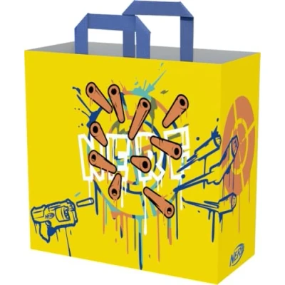 Imagen de Konix Nerf Bolsa de Compras 40 x 45 20 cm Material Reciclado Amarillo